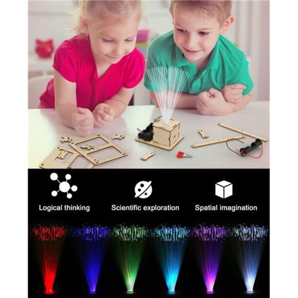 Educational Toys 4 in 1 STEM Kits for Kids Age 8-10, Science STEM Projects - Picture 3 of 6